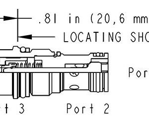 SUN HYDRAULICS Flush mount pilot-to-open check valve with sealed pilot  (CKBGXCN) - Image 1