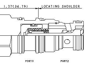 SUN HYDRAULICS Pilot-to-open check valve with sealed pilot (CKEDXCN) - Image 1