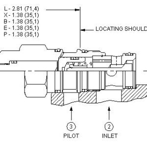 SUN HYDRAULICS Pilot-to-open check valve with sealed pilot (CKEDXEN) - Image 1