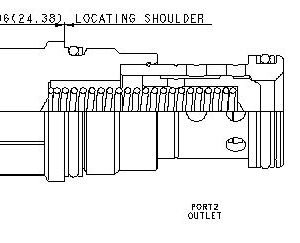 SUN HYDRAULICS Free flow nose to side check valve (CXHAXBN) - Image 1