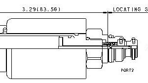 SUN HYDRAULICS 2-way, solenoid-operated directional spool valve - pilot capacity (DAALMCN224) - Image 1