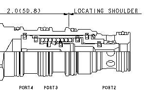 SUN HYDRAULICS Normally closed, balanced poppet, logic element - pilot-to-open(DKFSXHN) - Image 1