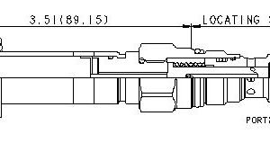 SUN HYDRAULICS 2-way, soft shift, solenoid-operated directional spool valve (DLDASHN) - Image 1