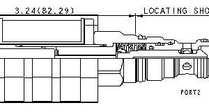 SUN HYDRAULICS Value Series 2-way, solenoid-operated directional blocking poppet valve - 3600 psi (250 bar)(DTDBMCN224N) - Image 1