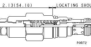 SUN HYDRAULICS Fixed orifice pressure compensated flow control valve with reverse flow check (FCBBLAN) - Image 1