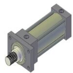 STANDARD HYDRAULIC CYLINDER (BORE DIA 160MM/ ROD DIA 110MM/ STROKE 300MM)FRONT FLANGE