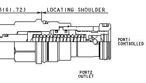 SUN HYDRAULICS Fixed orifice, pressure compensated flow control valve(FXEALAN) - Image 1