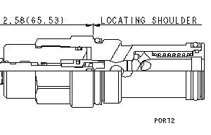SUN HYDRAULICS Fully adjustable needle valve with reverse flow check (NCFCLCN) - Image 1