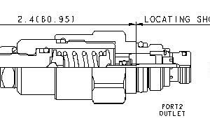 SUN HYDRAULICS Direct-acting relief valve - pilot capacity(RBAELBN) - Image 1
