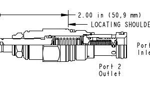 SUN HYDRAULICS Pilot-operated, balanced piston relief valve (RPECLEN-FAU) - Image 1