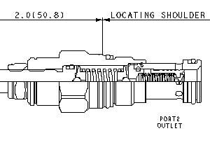 SUN HYDRAULICS Fast-acting, pilot-operated, balanced piston relief valve (RPEELDN) - Image 1
