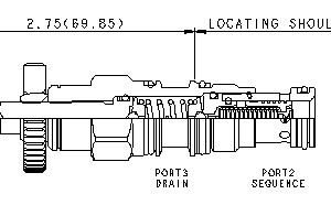 SUN HYDRAULICS Pilot-operated, balanced piston sequence valve (RSDCKBN) - Image 1