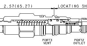 SUN HYDRAULICS Ventable, pilot-operated, balanced piston relief valve(RVBALWN) - Image 1