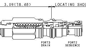 SUN HYDRAULICS Direct-acting sequence valve with reverse flow check(SCCALDN) - Image 1