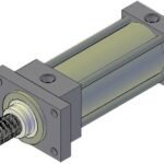 STANDARD HYDRAULIC CYLINDER (BORE DIA 160MM/ ROD DIA 110MM/ STROKE 100MM) REAR FLANGE